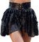 Vatocu Damen Rock Pailletten Schwarz Glänzend Rock Glitzer Minirock Paillettenrock Party Rave Outfit für Frauen