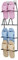 HEXEH Schuhregal Schuhgestell Badezimmer Haushalt Einfache Schuhregal Wandmontierte Schuhregale Schlafsaal Lagerregal - Türen, Schlafzimmer, Badezimmerschuh Organizer Rack Schuhschrank