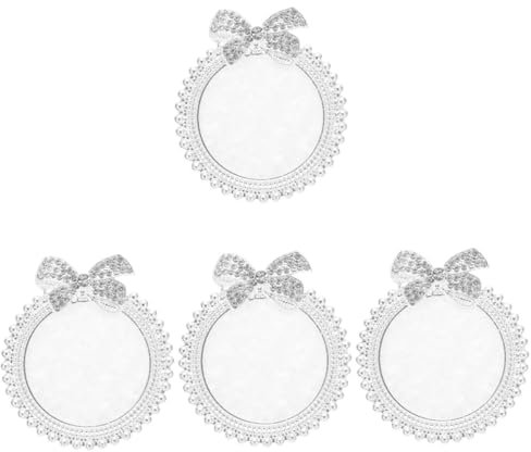 minkissy 4pcs Mixing Plate for Nail Art Art Pigment Plate Painting Tray Unique Design Suits Home/office
