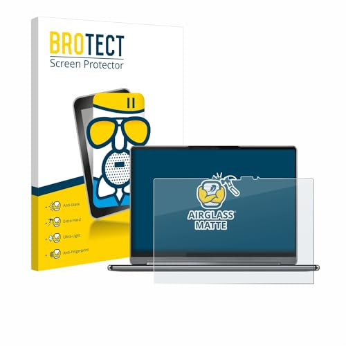 BROTECT Entspiegelungs Schutzglas für Lenovo Yoga 9i Gen 9 2-in-1 14 Schutzfolie Panzer Folie Glas Matt [Extrem Kratzfest 9H, Anti-Reflex]