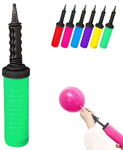 Fenxyo Balloon Pump, 1 Count, Pink, Manual Inflator, Dual Action, Ergonomic Design, Save Breath, Suitable for Party Decoration, Balloons, Arch Kit, General Celebration, Unisex-Kids, Unisex-Adults