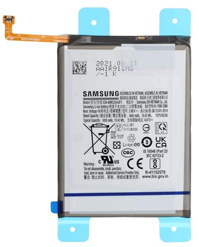 Batteria originale compatibile EB-BM526ABY per Samsung Galaxy M52 5G/Galaxy A23 5G/Galaxy A73 5G/ (capacità 5000 mAh) /Nuova fabbricazione/Accessori originali/Service Pack.