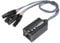 GMBYLBY 4-K-3-poliger Stecker/Buchse, Schlangenempfänger auf einzelnes Ethercon-Kabel