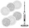 6pcs Replacement Steam Mop Pads for Shark S6002UK Steam Mop, Reusable S6002 Scrub Mop Pads Steam & Scrub All-in-One Cleaning Pads for All sealed hard floors Washable Rotating Power Pads
