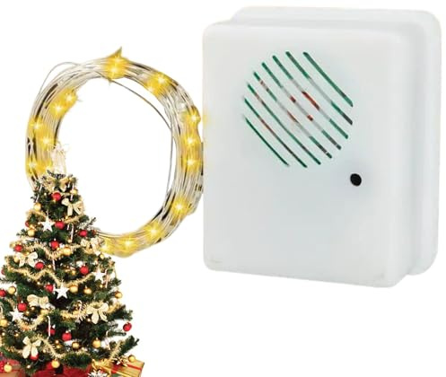 LED-Lichterkette, 90 cm, funkelnde Lichterkette für Weihnachtsbaum, bunte/warmweiße Fenster-Wandvorhänge, batteriebetriebene Lichterkette für Weihnachtsbaum, Terrasse, Garten