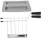 Cabilock 1 Set Toaster Zubehör Toaster Oberdeckel Sandwich Oberdeckel Brot Toaster Abdeckung Sandwich Rack Halter Sandwich Käfig Brotmaschinen Abdeckung Sandwiches