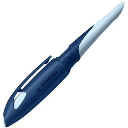 STABILO - Ergonomischer Schulfüller für Rechtshänder - EASYbirdy | Anfänger-Feder, 3D DreamWorld Special Edition, blau, inkl. Patrone löschbar blau, ohne Einstellwerkzeug