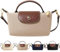 Handtasche Damen, Damen-Schultertaschen, Shopper Schultertasche, Wasserdichte Umhängetasche, Faltbare Handtasche Schwarz Für Leisure Travel Büro Schule Einkauf (Kaki)