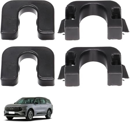2 Stück Hutablage Clip Halterung für Ford Fiesta Mk7 Mk8 Kofferraumabdeckung,GepäCkabdeckung Clips Mit Focus Mk33, B-Max,C-Max, C3, Ds3,Einfach Installieren Stabil Auto Hochwertiges Zubehör Tuning