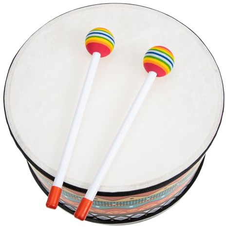 IMIKEYA Holz Und Kunststoff Junge Mädchen Schlaginstrument Musik Spielzeug Für Kleinkinder Früherziehung Trommel Toy Für Geburtstagsgeschenke