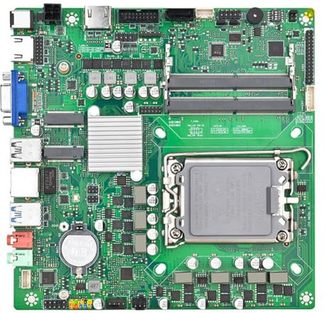 Hipzeepo Scheda Madre H610 ITX LGA-1700 UDIMM DDR4 Memoria 64G SATA3.0 Scheda Madre Triple Display Computer Supporta CPU 12-13th