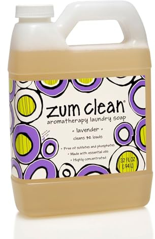 Zum, Laundry Liquid Clean Lavender, 32 Fl Oz