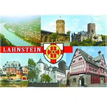 Magnet - Lahnstein - Gr. ca. 8 x 5,5 cm - 38174 - Küchenmagnet