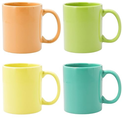 Quid New Happy Taza de Porcelana Roja, 32cl