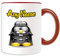 Mug Dark Vador (thème de personnage de film de pingouin, options de couleur) – n'importe quel nommessage sur votre unique – Film de costume Superhéros Star Wars Jedi sabre laser sabre laser Anakin