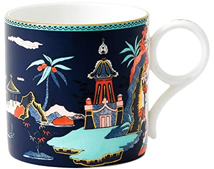 Wedgwood Wonderlust Mug Blue Pagoda, 3.3