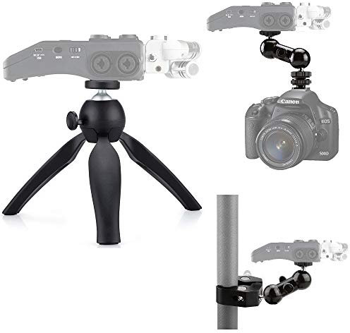 Trépied 3 en 1 pour enregistreur de Zoom, kit d'accessoires pour enregistreur Zoom H6 H5 H4n H2n H1n, Tascam Recorder DR-40 DR-05 DR-22WL DR-44WL DR-100MKIII Acetaken