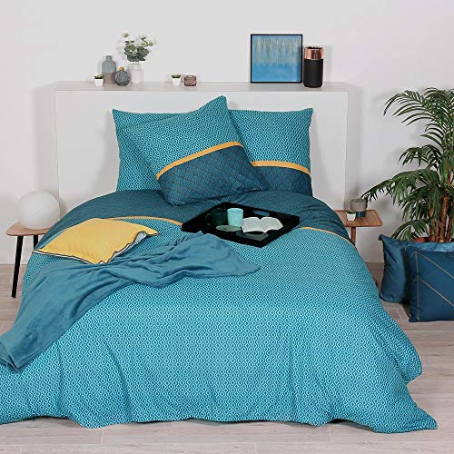 Côté Déco Bettwäsche mit Bettbezug | Entenblau