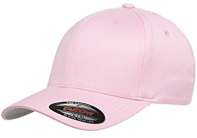 Flexfit Herren Athletic Baseball Fitted Cap, Pink, L/XL