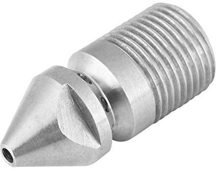 Estink Ugello sturatubi per idropulitrice, 3/8 ugello sturatubi per idropulitrice 250bar, Acciaio Inossidabile SS304