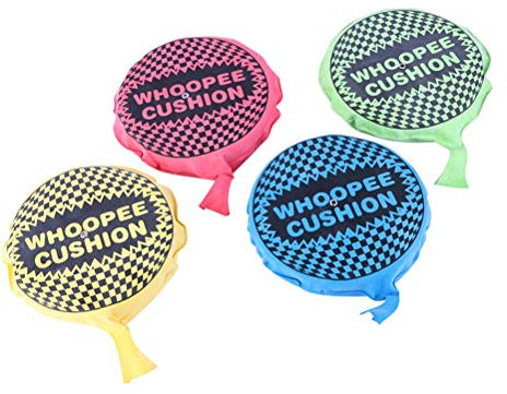Fangteke 1 Pièces Coussin peteur Coussin Whoopee Auto-Gonflable Jouet de Farce Fantaisie 20 cm (Couleur aléatoire)