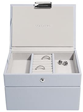 Stackers Lavender Mini Jewellery Box - Set of 2