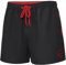 Ladeheid Short de Bain Homme, Séchage Rapide avec Doublure en Filet, Poches Latérales et Arrière, Taille Élastique avec Cordon, Confortable et Respirant pour Natation LA40-199 (Noir, L)