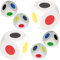 Farbwürfel 25 mm, 3er Set, 6- Farben, Holzwürfel, Ersatzwürfel für Spiele
