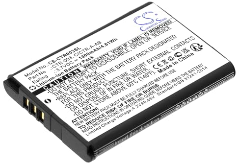 CS-CTR003SL Akku 1300mAh Kompatibel mit [Nintendo] 2DS XL, 3DS, CTR-001, JAN-001, MIN-CTR-001, Switch Pro Controller Ersetzt C/CTR-A-AB, CTR-003