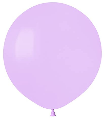 Busta 25 palloncini in lattice naturale Premium Quality G150 (Ø 48cm / 19), viola lilla pastello