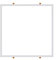 POPP- Kit Marco de Empotrar para Panel LED 60x60, acbado blanco Fabricado en Aluminio, Kit para Techo con Accesorios para Montar *Panel NO incluido(60x60cm)