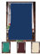 Home Tresor - Tenda da Sole da Esterno per Balcone/Terrazzo/Veranda con Anelli e Ganci per Applicazione, Resistente e Lavabile, 100% Poliestere, Tinta Unita Blu cm. 200x300