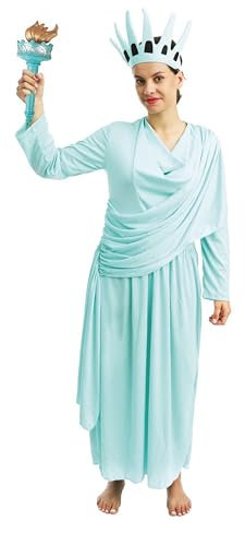 p'tit clown - 21173 - Freiheitsstatue Kostüm - Erwachsene - L/XL