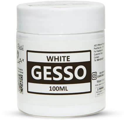 Little Birdie Acrylic Gesso White 100 ML | Premium Water-Based Gesso for Acrylic, Oil Paints & Mixed Media | Water-Resistant Primer for Canvas, Wood, Paper & More
