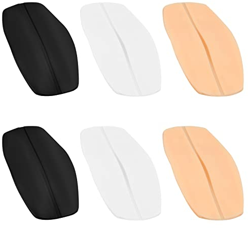 Cozlly 6Stk BH Trägerpolster Silikon, BH Träger Kissen Antirutsch, BH Schulterpolster, Weiche BH Gurt Halter, Silikon Trägerkissen, BH Gurt Kissen Atmungsaktiv, Schulterpolster rutschfeste für Frauen