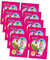Blue Ocean Bibi und Tina Sticker Pferdesticker (2023) - 10 Tüten Sammelsticker Bundle + 10 Originale STRONCARD Hüllen