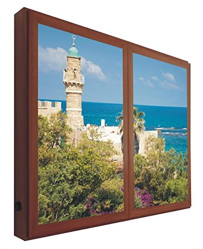 Ventanas Falsas Cuadros Decorativos Iluminada Mezquita Al-Bahr en Jaffa Israel