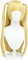Wig Anime Cosplay Misa Amane Perücke for Anime Death Note Cosplay, Lange Blonde Perücken mit Pony + Perückenkappe for Frauen Mädchen Halloween Party Cosplay
