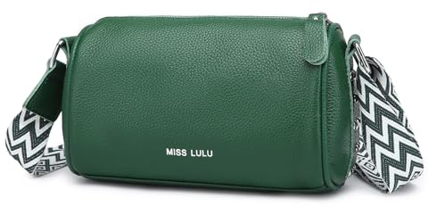 Miss Lulu Cross Body Bag Women Genuine Leather Ladies Handbags & Shoulder Bags Crossbody Bag with Adjustable Strap
