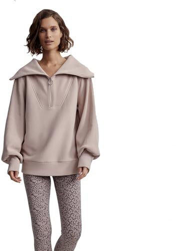 Varley Damen Vine Pullover Sweatshirt, Pilz, S