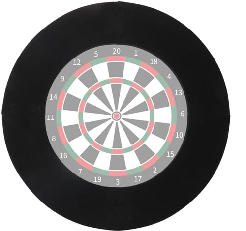 Dart Board Surround, PU Protective Dart Target Retainer, for Standard Size Dartboards