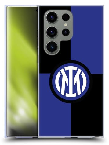 Head Case Designs Licenza Ufficiale Inter Milan Bandiera Distintivo Custodia in Gel [Protezione di Grado Militare] Compatibile con Samsung Galaxy S24 Ultra 5G