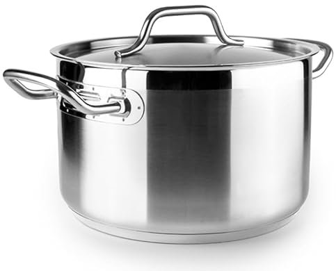 IBILI - Olla Con Tapa Inox Ebbe 28 Cm, Acero inoxidable 18/10, Apto para induccion