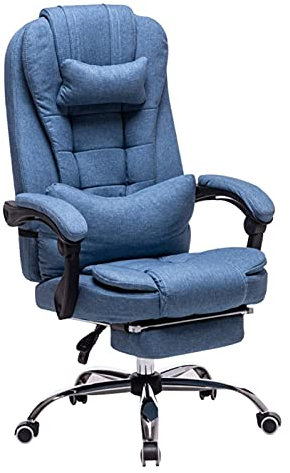 GSKDBCC Bürostuhl Computerstuhl Fußstütze Liegestuhl Chefsessel Bürostuhl Schreibtisch und Stuhl Leder Hochlehner Drehstuhl Gaming-Stuhl Chaser of Light