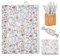 GORGECRAFT 100 Stück Seidenpapier Mit Wildblumen Im Vintage Stil Rot Wildblumen Kunst Frühlings Aquarell Blumen Geschenkpapier Bunt DIY Kunst Bastelpapier Für Geburtstag Hochzeit Geschenkverpackung