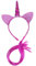 MOBUTOFU Unicorn Haarreif Für Junge Mädchen Lustiger Kopfschmuck Mit Cartoon-einhorn-design Für Partys Und Cosplay Einfach Zu Tragen Langlebig Und Haarfreundlich