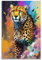 LNSIZH Tier-Poster, Ölgemälde-Stil, Jagd-Geparden-Poster, dekoratives Gemälde, Leinwand, Wandposter und Kunstdruck, moderne Familienschlafzimmer-Dekoration, Poster, 40 x 60 cm