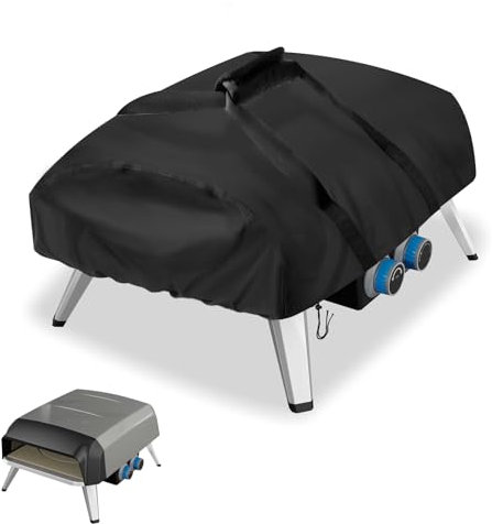 Velfree Pizzaofen Abdeckung für Tefal Pizzaofen Gas,Wasserdicht Pizzaofen Tragetasche Outdoor Tragbare Pizzaofen Zubehör für Tefal Pizzaofen UV-beständig Wetterfeste Pizzaofen Abdeckung - 71x52x35cm
