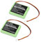 LabTEC Lot de 2 batteries de rechange pour Toniebox 50AA5S, 3000 mAh, 3,6 V, Ni-MH, rechargeables, pour Toniebox 50AA5S Tonies Tonie Box, haut-parleur et boîte à musique pour enfants