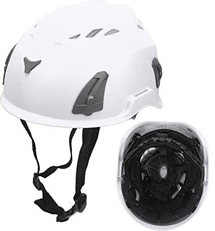 D8 Rock Climbing Helmet For Outdoors, Comfortable Safety Head Guard Adjustable Helmet With Installation Slots For Mountaineering, Head Circumference 56‑62cm 22.0‑24.4in
